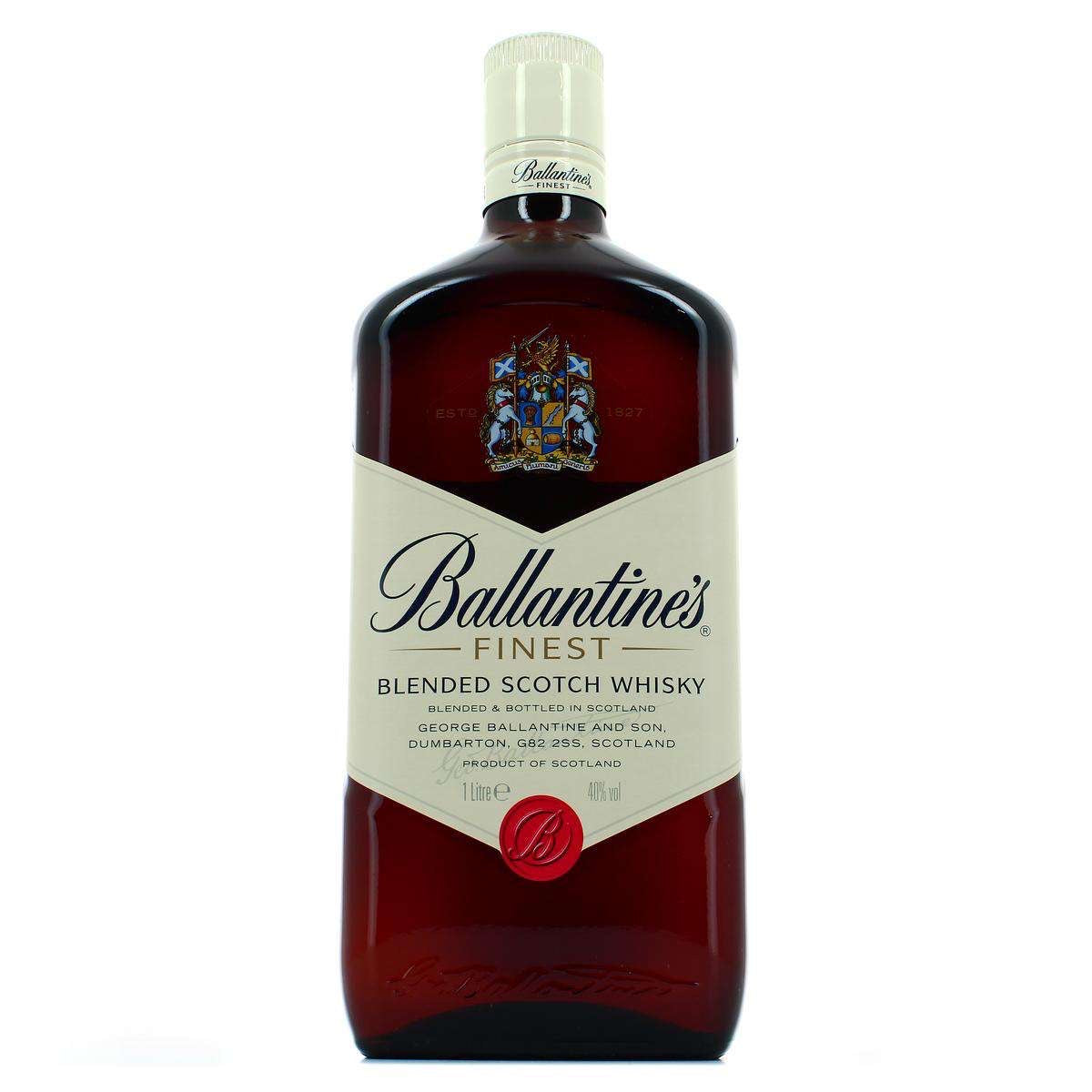 Bouteille de whisky Ballantine´s￼